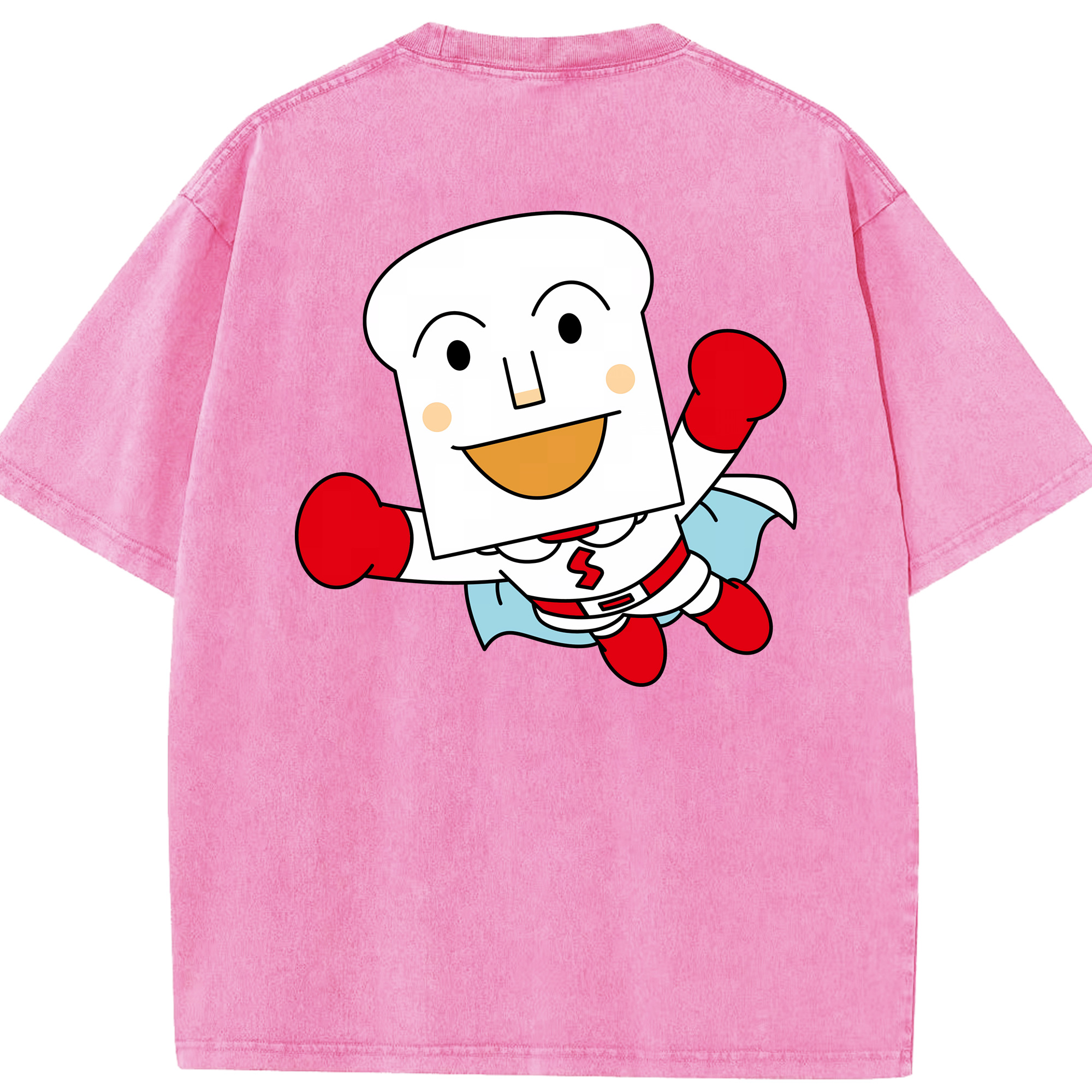 （画像用） アンパンマン Anpanman 綿100% ヴィンテージ風 半袖Tシャツ（背面プリント）